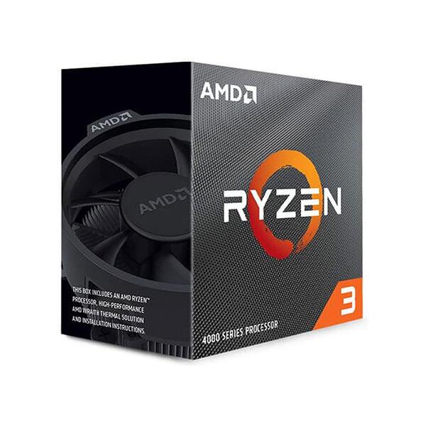 AMD Ryzen 3 4300G Processor with Radeon Graphics (4 Cores 8 Threads with Max Boost Clock of up to 4.0GHz, Base Clock of 3.8GHz, AM4 Socket and 6MB Cache Memory)