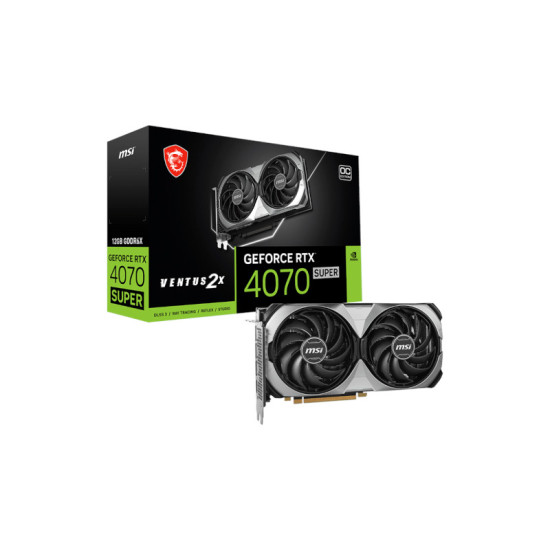 MSI GEFORCE RTX 4070 SUPER VENTUS 2X OC 12GB GDDR6X