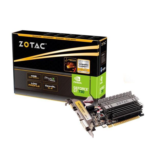 Zotac GeForce GT 730 4GB DDR3 Zone Edition Graphics Card (ZT-71115-20L)