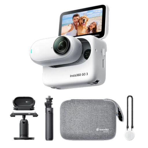 Insta360 GO 3 Travel Bundle Arctic White 64GB (Imported)