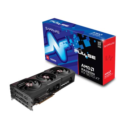 Sapphire Pulse AMD Radeon RX 9070 XT OC Graphic Card 11348-03-20G