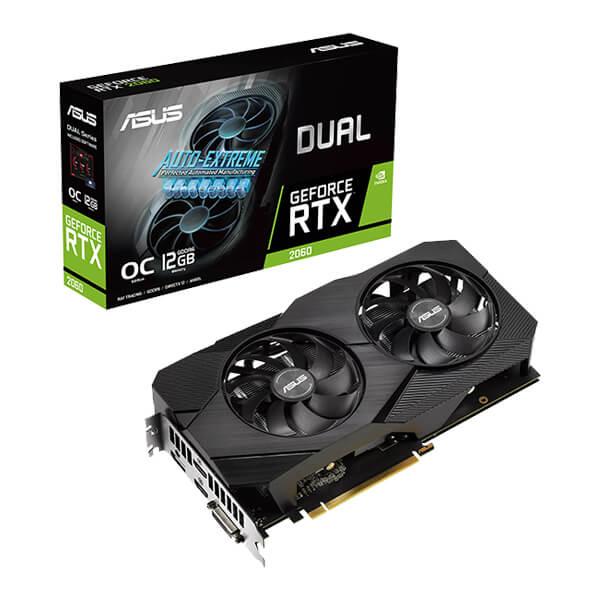 ASUS DUAL RTX 2060 EVO OC 12GB GAMING GRAPHICS CARD