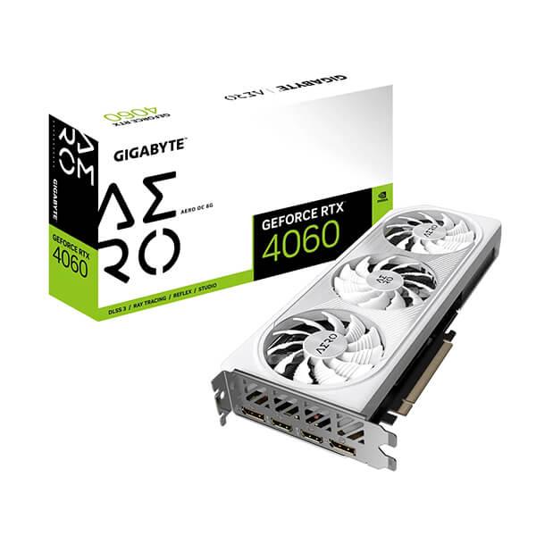 Gigabyte GeForce RTX 4060 Aero OC 8GB GDDR6 128-bit Gaming Graphics Card