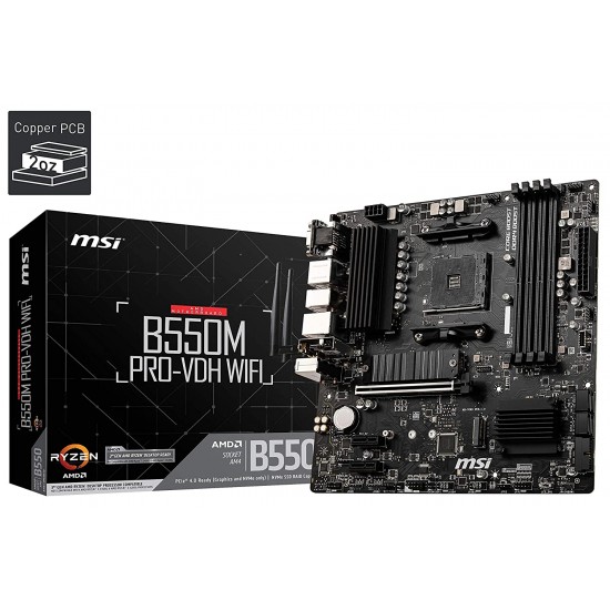 MSI B550M PRO VDH WIFI AMD AM4 MOTHERBOARD