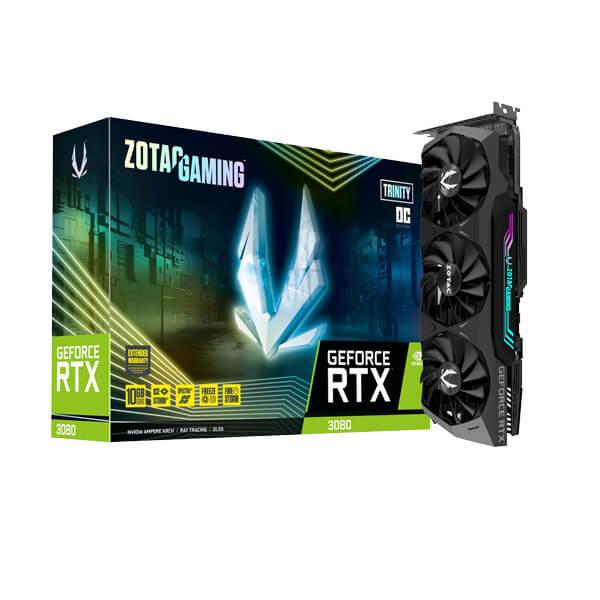 Zotac RTX 3080 Trinity OC LHR 10GB Graphics Card ZT-A30800J-10PLHR