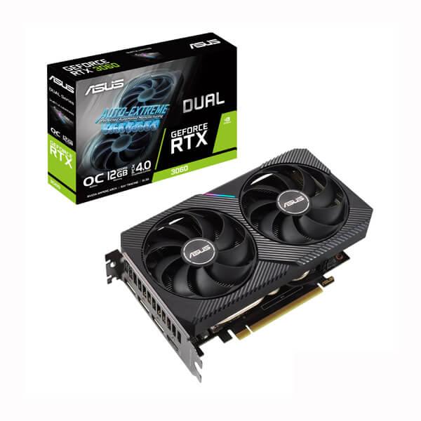 Asus GeForce RTX 3060 Dual OC V2 LHR 12GB GDDR6 192-bit Gaming Graphics Card