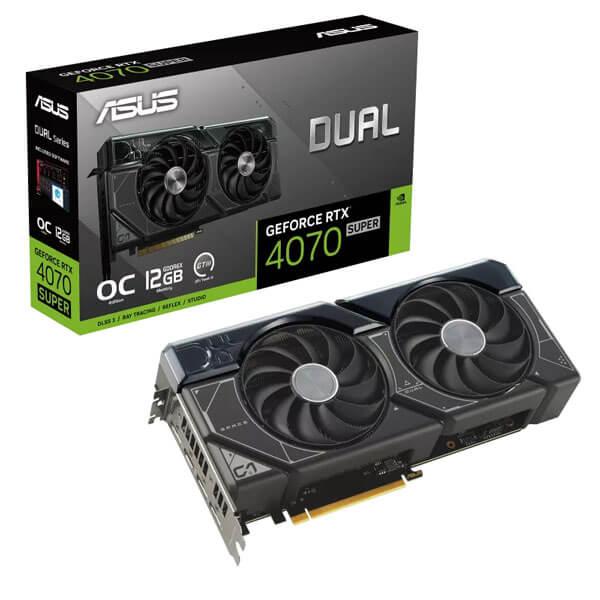 ASUS DUAL RTX 4070 SUPER OC 12GB GAMING GRAPHICS CARD