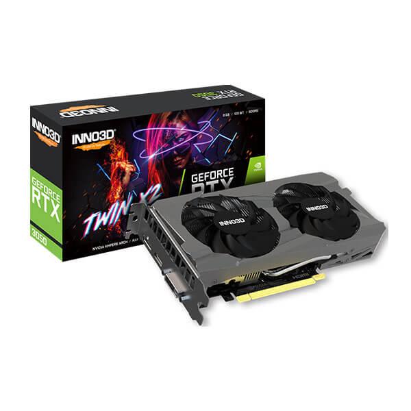 INNO3D GEFORCE RTX 3050 TWIN X2 8GB GDDR6 128-BIT GAMING GRAPHICS CARD