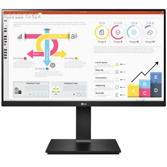 LG 24 INCH 24QP750-B ATR QHD IPS MONITOR WITH DAISY CHAIN AND USB TYPE-C