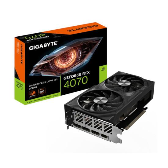 GIGABYTE GEFORCE RTX 4070 WINDFORCE 2X OC V2 12GB GDDR6