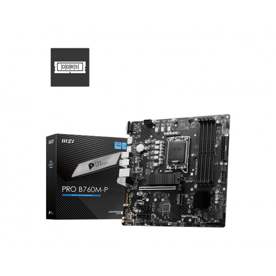 MSI B760M-P PRO DDR5 INTEL LGA1700 MOTHERBOARD