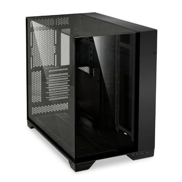 LIAN LI O11 VISION (E-ATX) MID TOWER CABINET (BLACK)