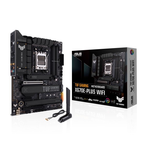 ASUS TUF GAMING X670E-PLUS WIFI AMD AM5 PCIe 5 DDR5 motherboard