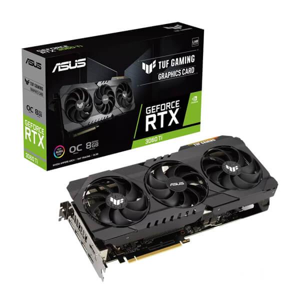 Asus TUF Gaming GeForce RTX 3060 Ti OC LHR 8GB GDDR6X 256-bit Graphics Card