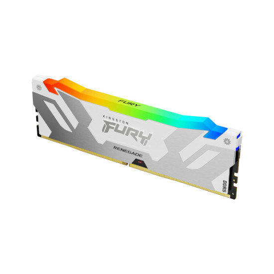 KINGSTON FURY RENEGADE RGB 16GB (1X16GB) 6000MHZ DDR5 CL32 MEMORY - WHITE