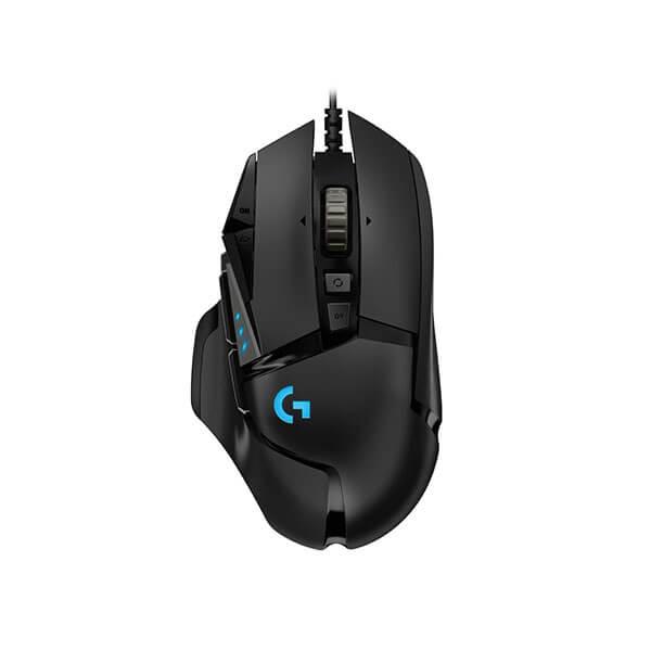 Logitech G502 HERO RGB Ergonomic Wired Gaming Mouse - (25,600DPI, Hero Sensor, RGB Lighting, 1000Hz Polling Rate)