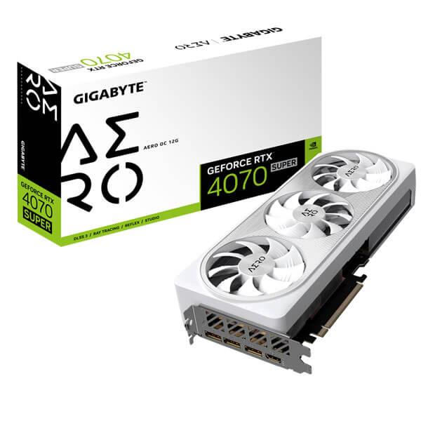 GIGABYTE RTX 4070 SUPER AERO OC 12GB GAMING GRAPHICS CARD