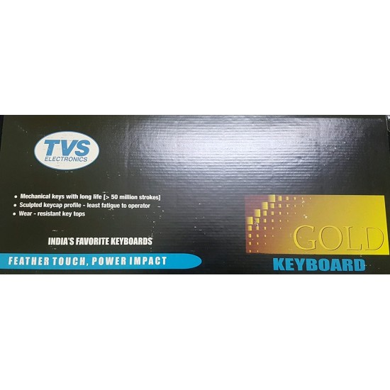 TVSE GOLD MECHANICAL USB KEYBOARD BLACK