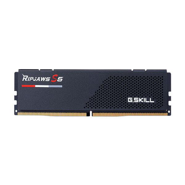 G.Skill F5-5200J3636D32GX1-RS5K Desktop Ram Ripjaws S5 Series 32GB (32GBx1) DDR5 5200MHz (Matte Black)