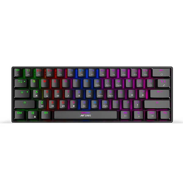 Ant Esports MK1300 Mini Wired Mechanical Gaming Keyboard Outemu Blue Switches With LED Backlight