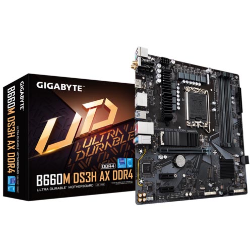 Gigabyte B660M DS3H AX DDR4 Intel Motherboard