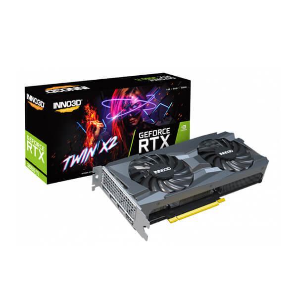 INNO3D GEFORCE RTX 3060 Ti TWIN X2 LHR Graphic Card N306T2-08D6-119032DH