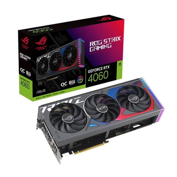 Asus ROG Strix GeForce RTX 4060 OC Edition 8GB GDDR6 128-bit Gaming Graphics Card