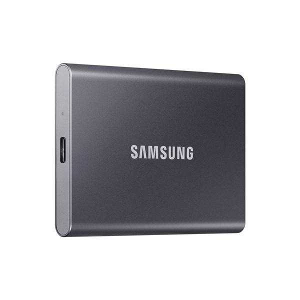 Samsung T7 1TB USB 3.2 Titan Gray Portable SSD MU-PC1T0T-WW