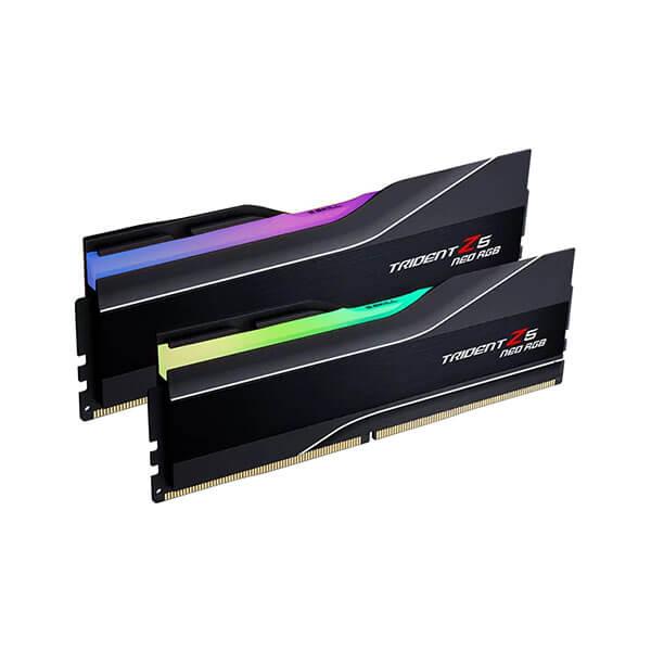 G.Skill F5-6000J3636F16GX2-TZ5NR Desktop Ram Trident Z5 Neo RGB Series 32GB (16GBx2) DDR5 6000MHz (Matte Black)