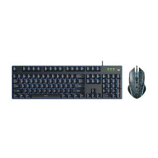 RAPOO V100S ADJUSTABLE BACKLIT GAMING KEYBOARD &AMP; OPTICAL GAMING MOUSE COMBO