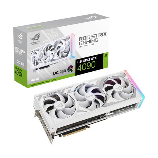 Asus ROG Strix GeForce RTX 4090 OC Edition White 24GB GDDR6X 384-bit Gaming Graphics Card