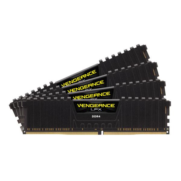 Corsair Vengeance LPX Black 128GB (4x32GB) 3200MHz DDR4 Quad Channel Memory Kit CMK128GX4M4E3200C16