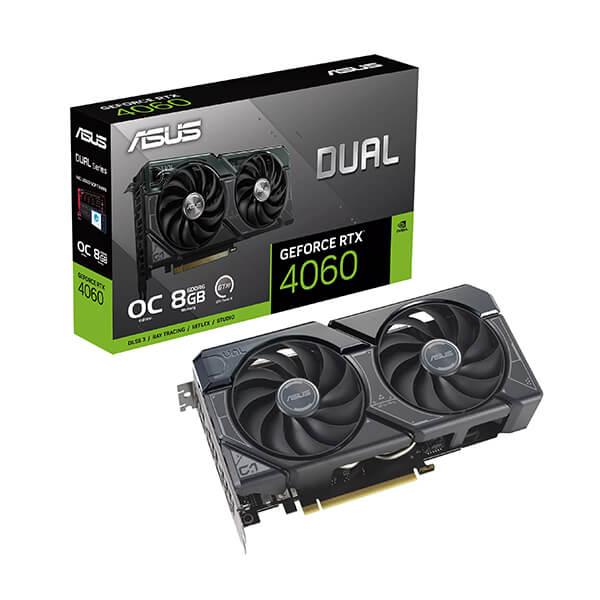 Asus Dual GeForce RTX 4060 OC Edition 8GB GDDR6 128-bit Gaming Graphics Card