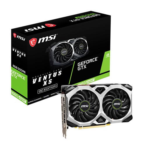 MSI GeForce GTX 1660 SUPER VENTUS XS OC Graphic Card