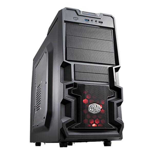 Cooler Master K380 (ATX) Mid Tower Cabinet - With Transparent Side Panel (Black)