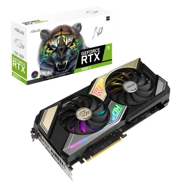 ASUS KO RTX 3060 TI V2 OC LHR 8GB GRAPHICS CARD