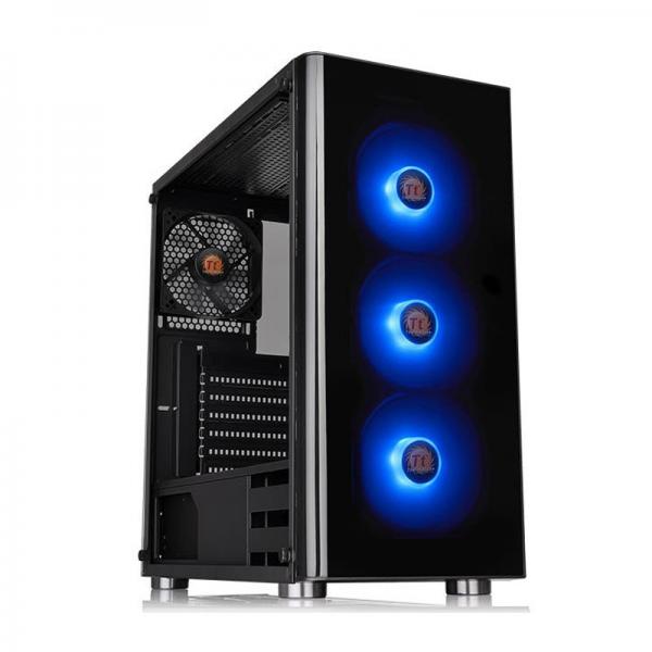 THERMALTAKE V200 RGB TEMPERED GLASS (BLACK)