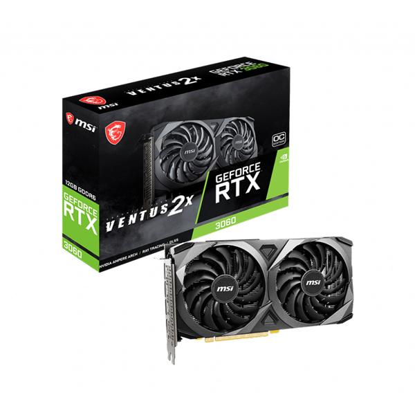 MSI RTX 3060 VENTUS 2X OC LHR 12GB GAMING GRAPHICS CARD