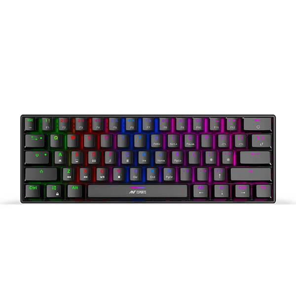 Ant Esports MK1300 Mini Wired Mechanical Gaming Keyboard Outemu Red Switches With LED Backlight