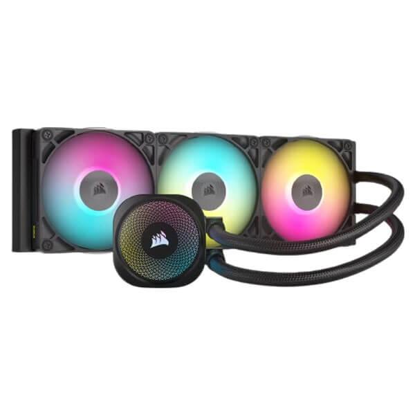 CORSAIR ICUE LINK TITAN 360 RX RGB 360MM CPU LIQUID COOLER (BLACK)