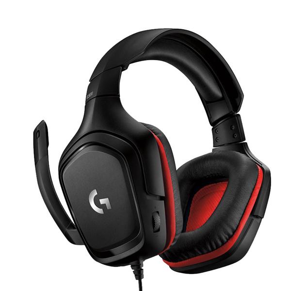 Logitech G331 Stereo Over Ear Gaming Black Headset With Mic