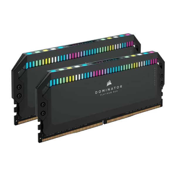 CORSAIR DOMINATOR PLATINUM RGB DDR5 32GB (16GBX2) 6000MHZ RAM (BLACK)