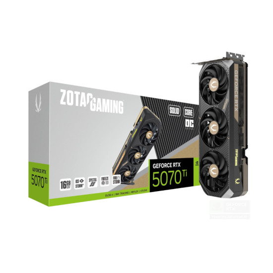 ZOTAC GAMING GEFORCE RTX 5070 TI SOLID CORE OC 16GB GDDR7