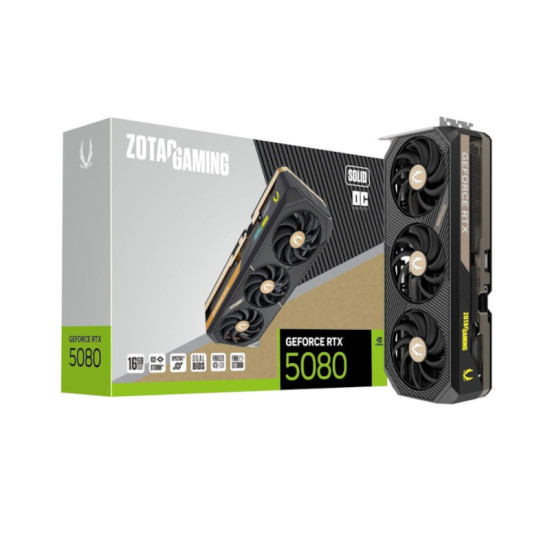 ZOTAC GAMING GEFORCE RTX 5080 SOLID OC 16GB GDDR7