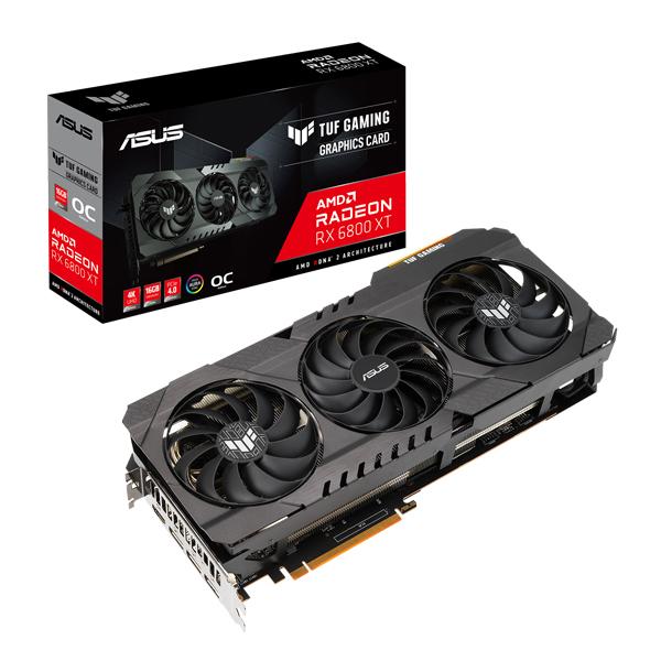 ASUS TUF Gaming Radeon RX 6800 XT OC Edition Graphic Card TUF-RX6800XT-O16G-Gaming