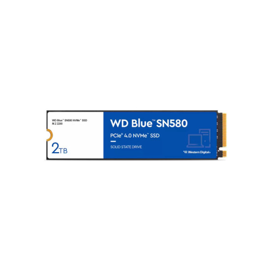 WD BLUE SN580 2TB PCIE GEN4 NVME M.2 SSD