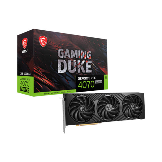 MSI GEFORCE RTX 4070 SUPER GAMING DUKE 3X 12GB GDDR6X