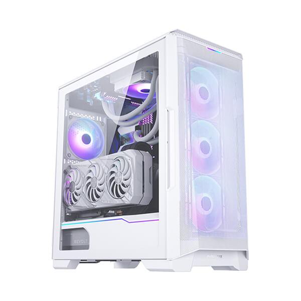 Phanteks Eclipse P500A DRGB (E-ATX) Mid Tower Cabinet (Matte White) PH-EC5OOATG-DMW01