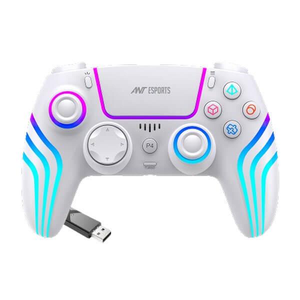 ANT ESPORTS GP400 RGB WIRELESS GAMEPAD (WHITE)