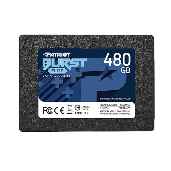 Patriot Burst Elite 480GB Internal SSD PBE480GS25SSDR